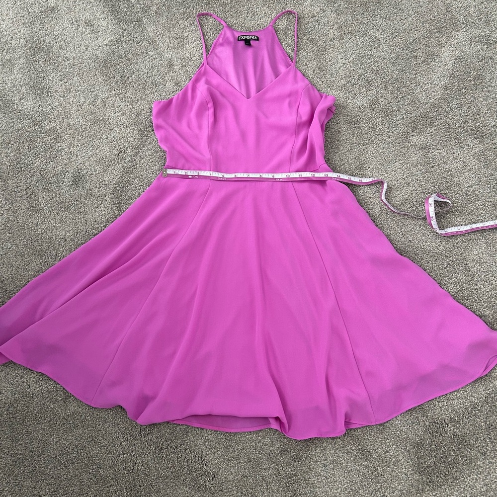 Express Woman’s Elegant Pink Spaghetti Strap Dress